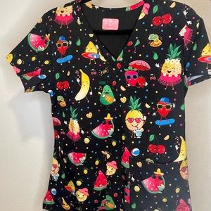 Life is sweet scrub top. Size small. Lightweight